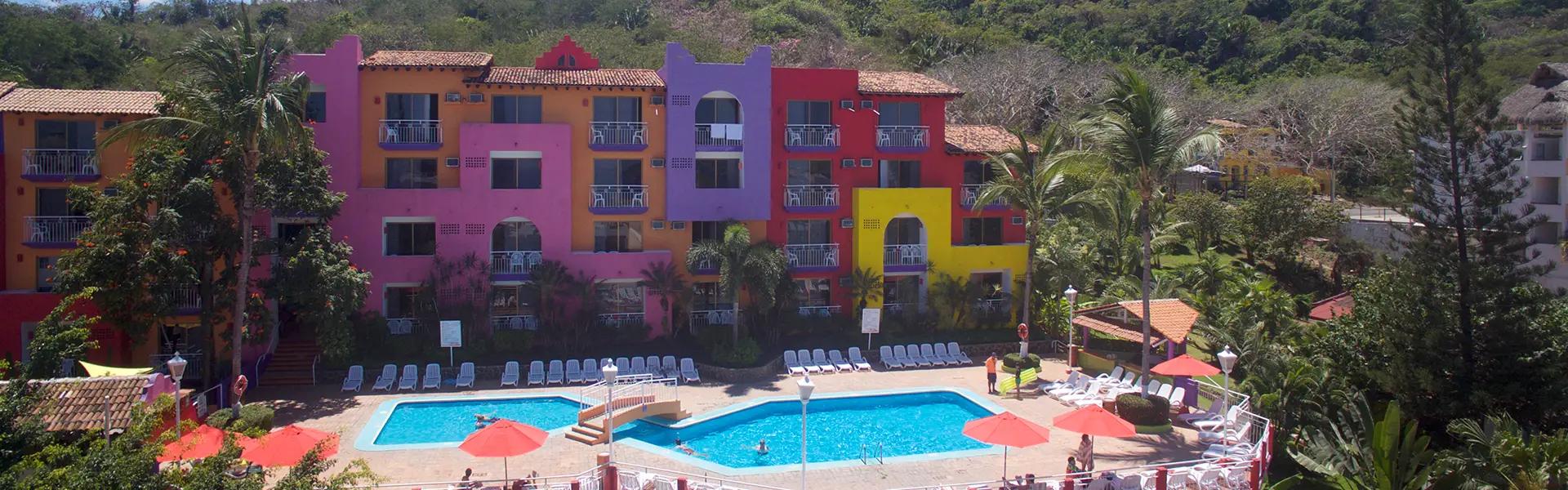 Decameron Los Cocos Hotel todo incluido Decameron Los Cocos en Rincón de Guayabitos, México.